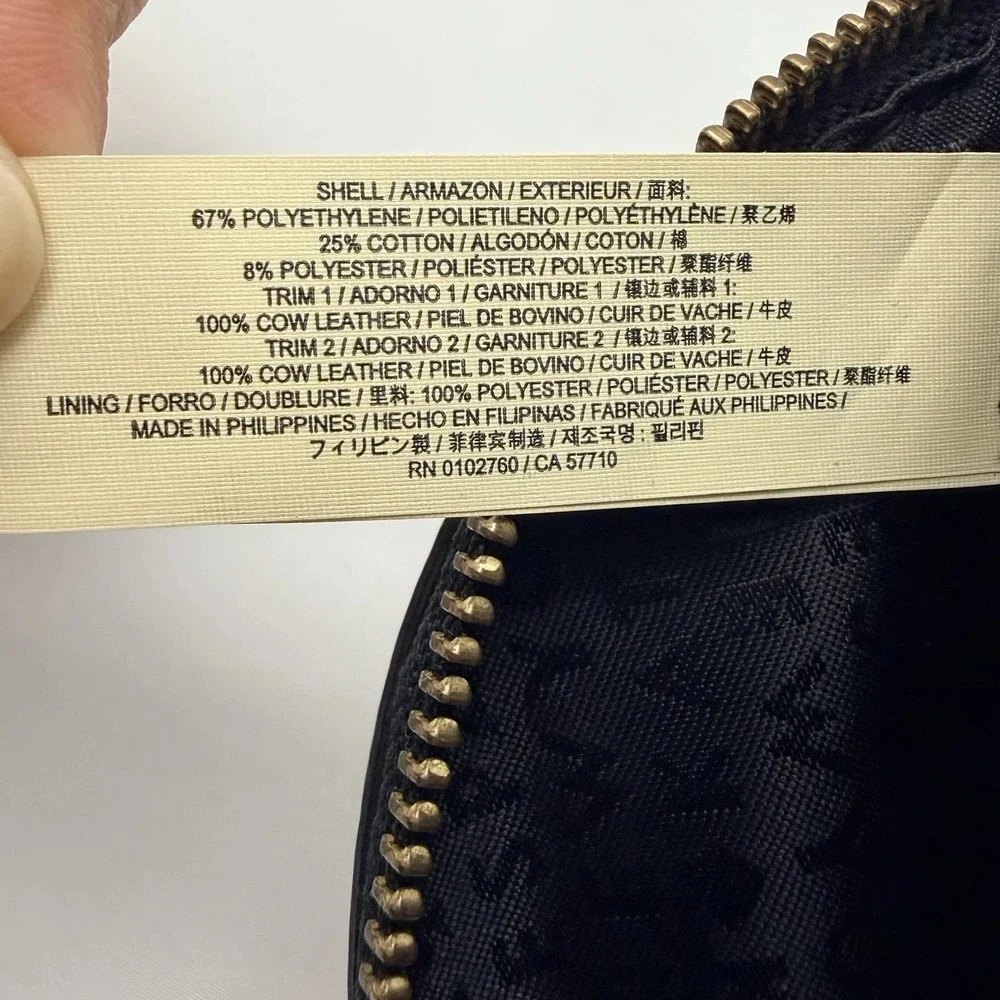 Kate Spade Reiley Straw Dome Satchel Crossbody Bag Cream Black Leather Woven